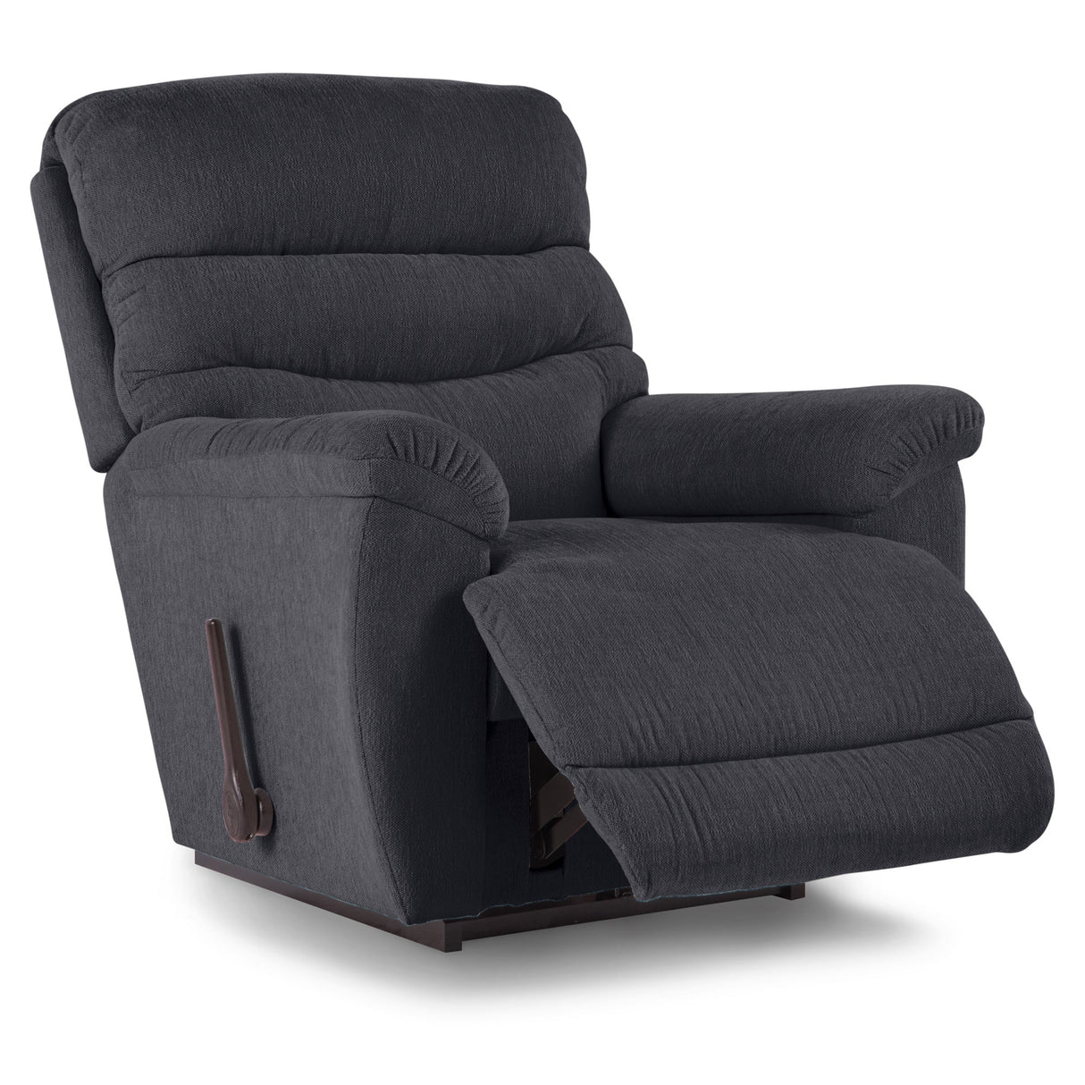 Open view of Joshua Midnight Rocker Recliner
