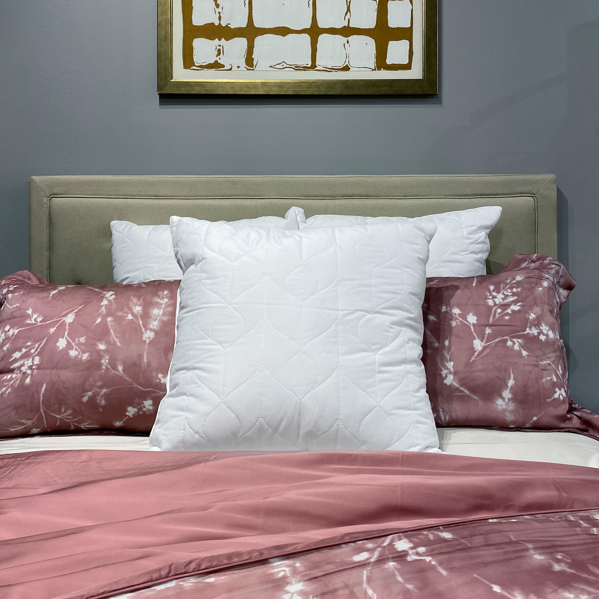 Euro Quilted Pillow Insert - QK1090988_PURE_LF1_RM