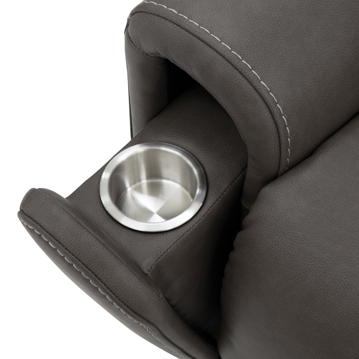 Detail view of Dylan Smoke Power Massage Recliner