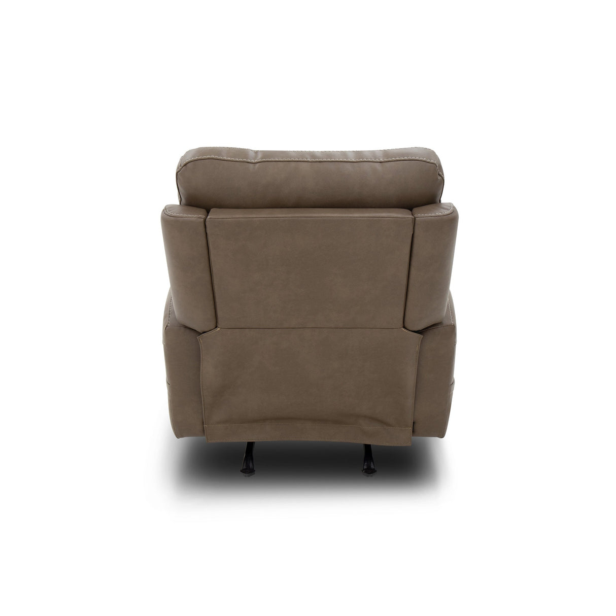 Back view of Dylan Cappuccino Power Massage Recliner