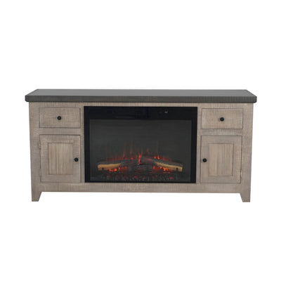 Lau 67 Inch Fireplace Console