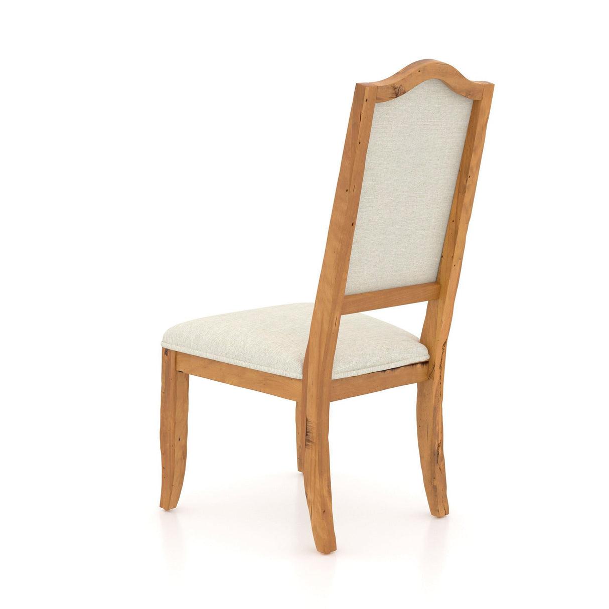 Back view of Elita Honey Washed Upholstered Dining Chair