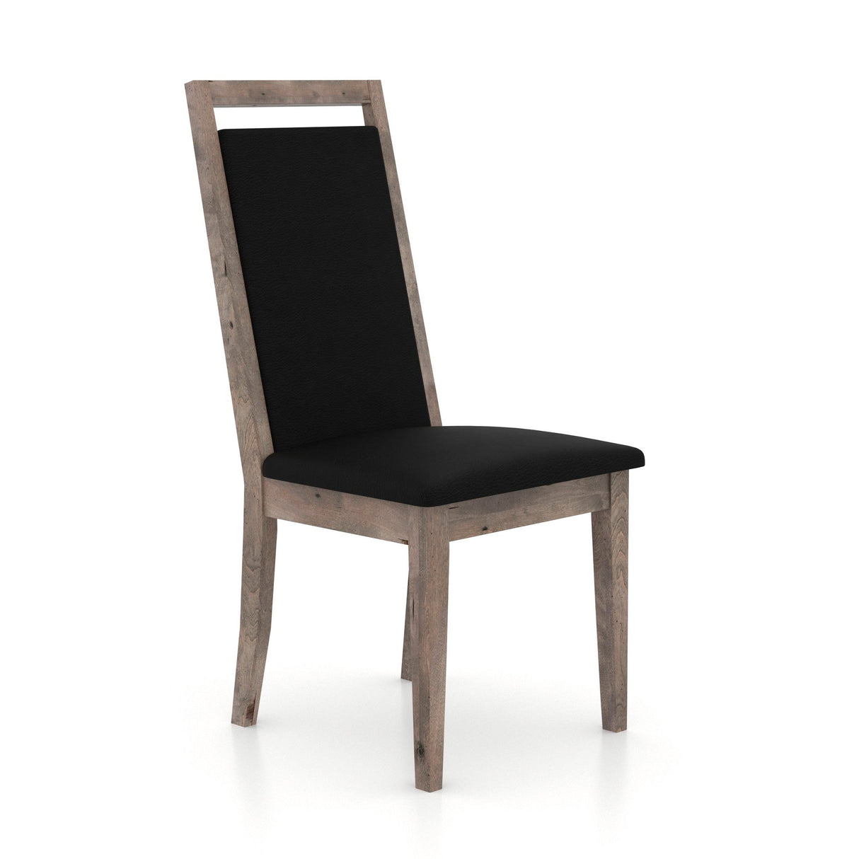 Front right view of Izzo Shadow Upholstered Dining Chair