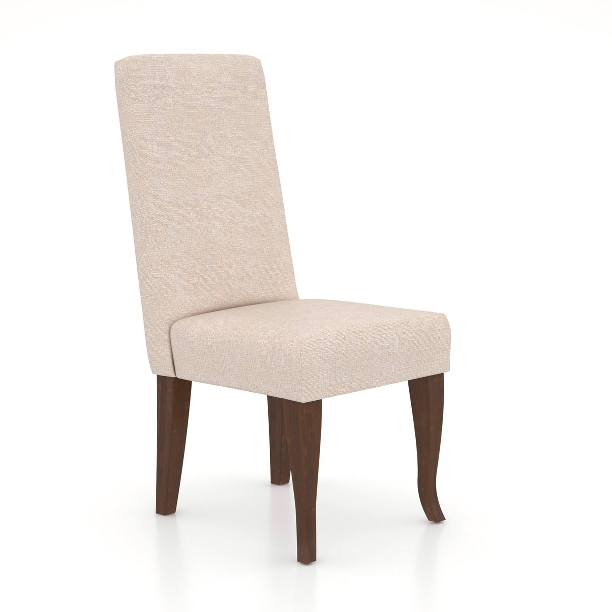 Front right view of Lansing Cognac Washed Upholstered Chair