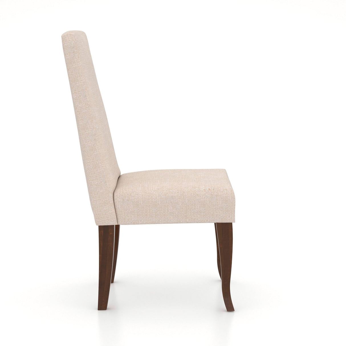 Side view of Lansing Cognac Washed Upholstered Chair