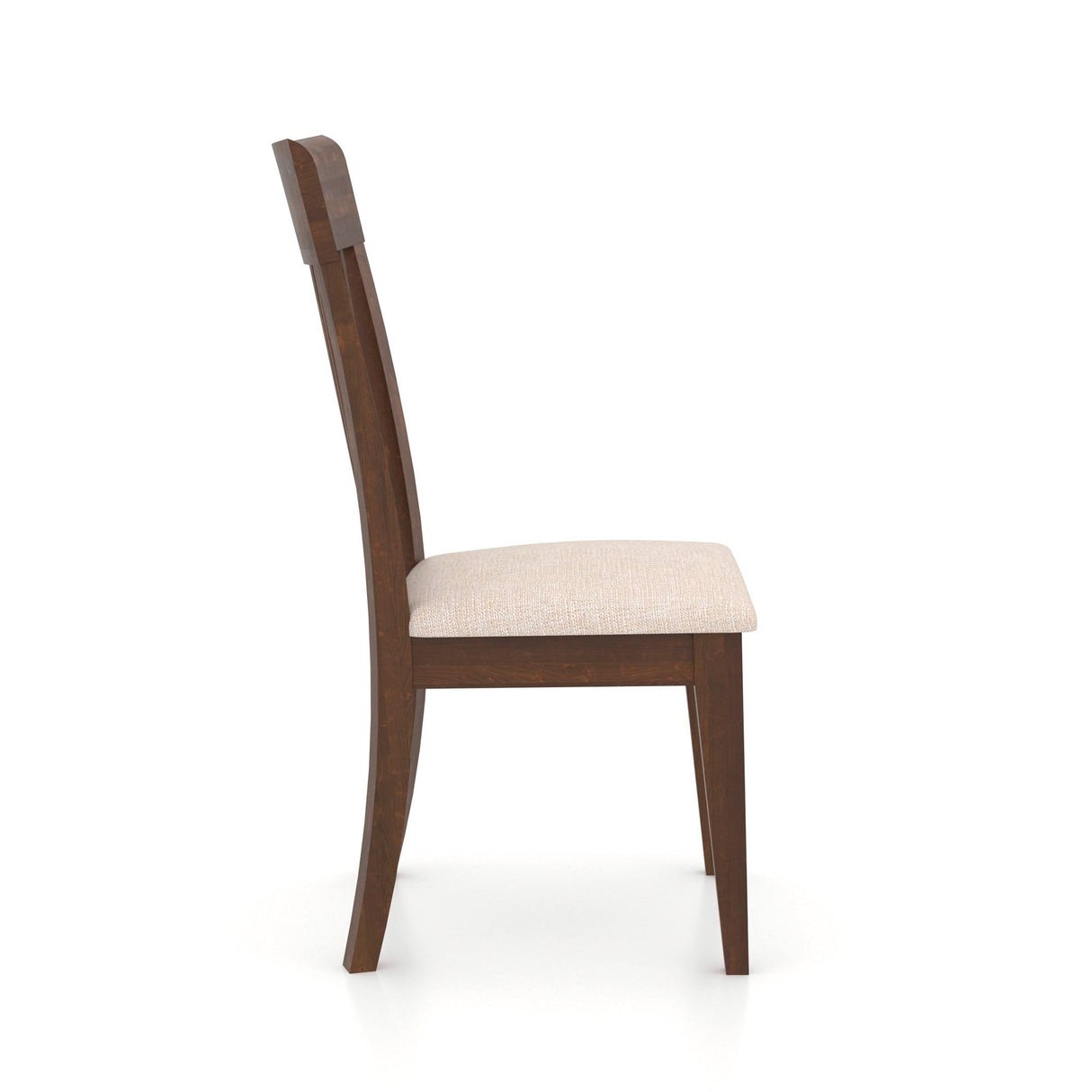 Side view of Lansing Cognac Washed Chair