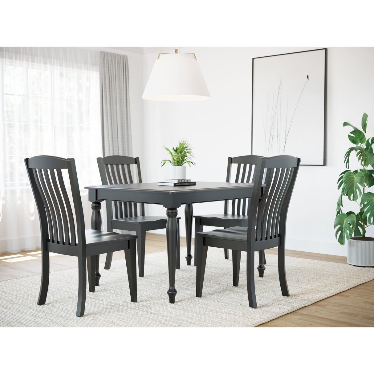 A room setting featuring Shane Peppercorn Dining Chair