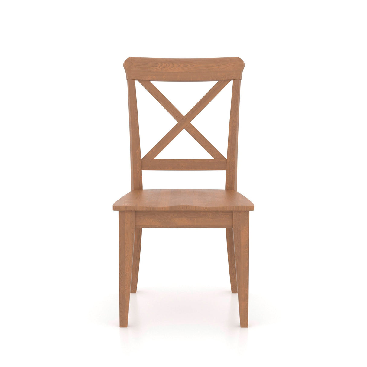 Kirkland III Pecan Washed X Back Upholstered Chair QK1091359