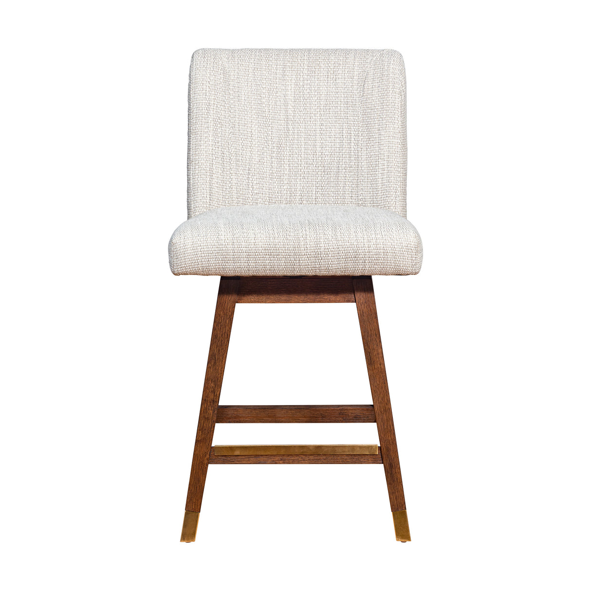 Isabella Beige Swivel Counter Stool QK1092315