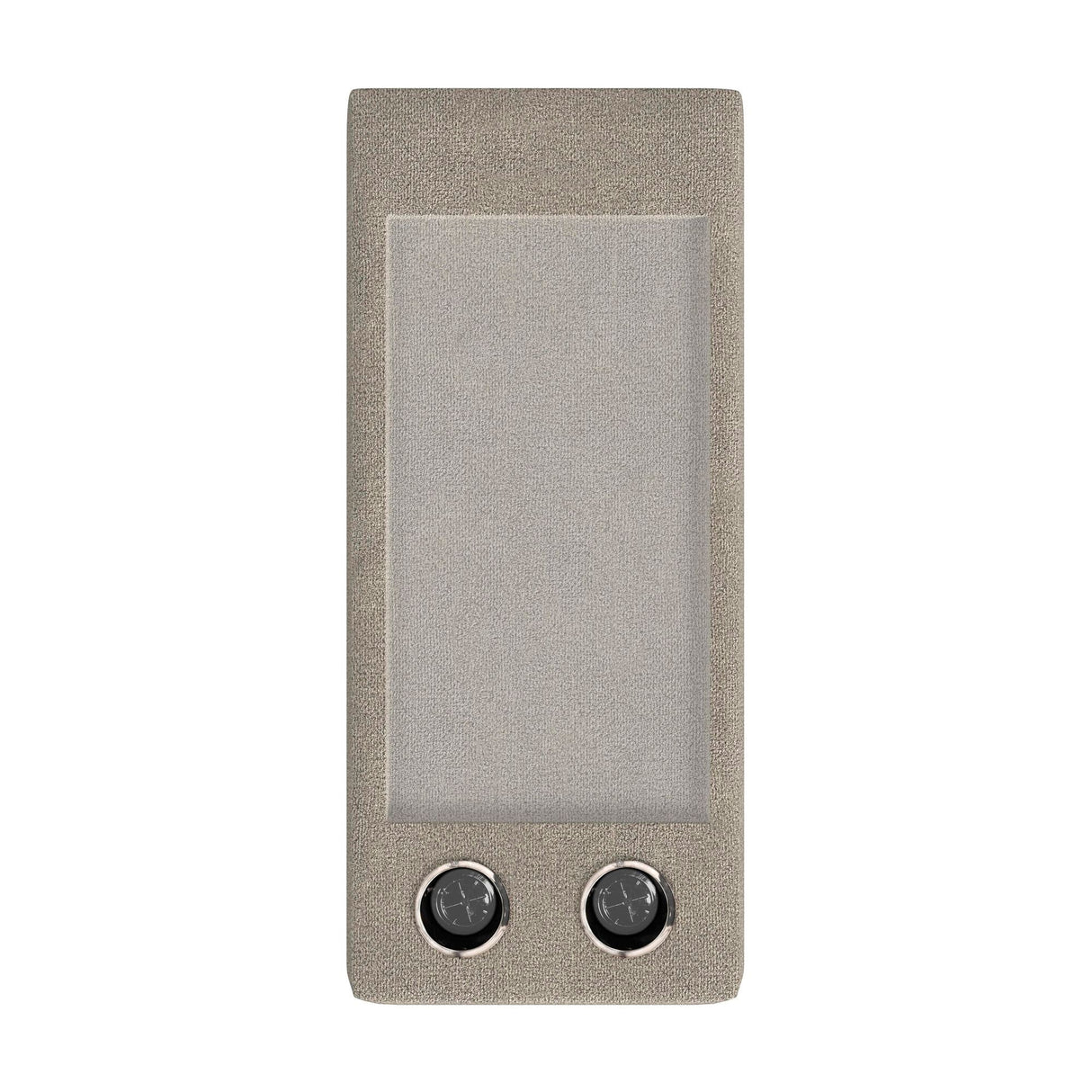 Side view of Simply Elements Gray Standard Console