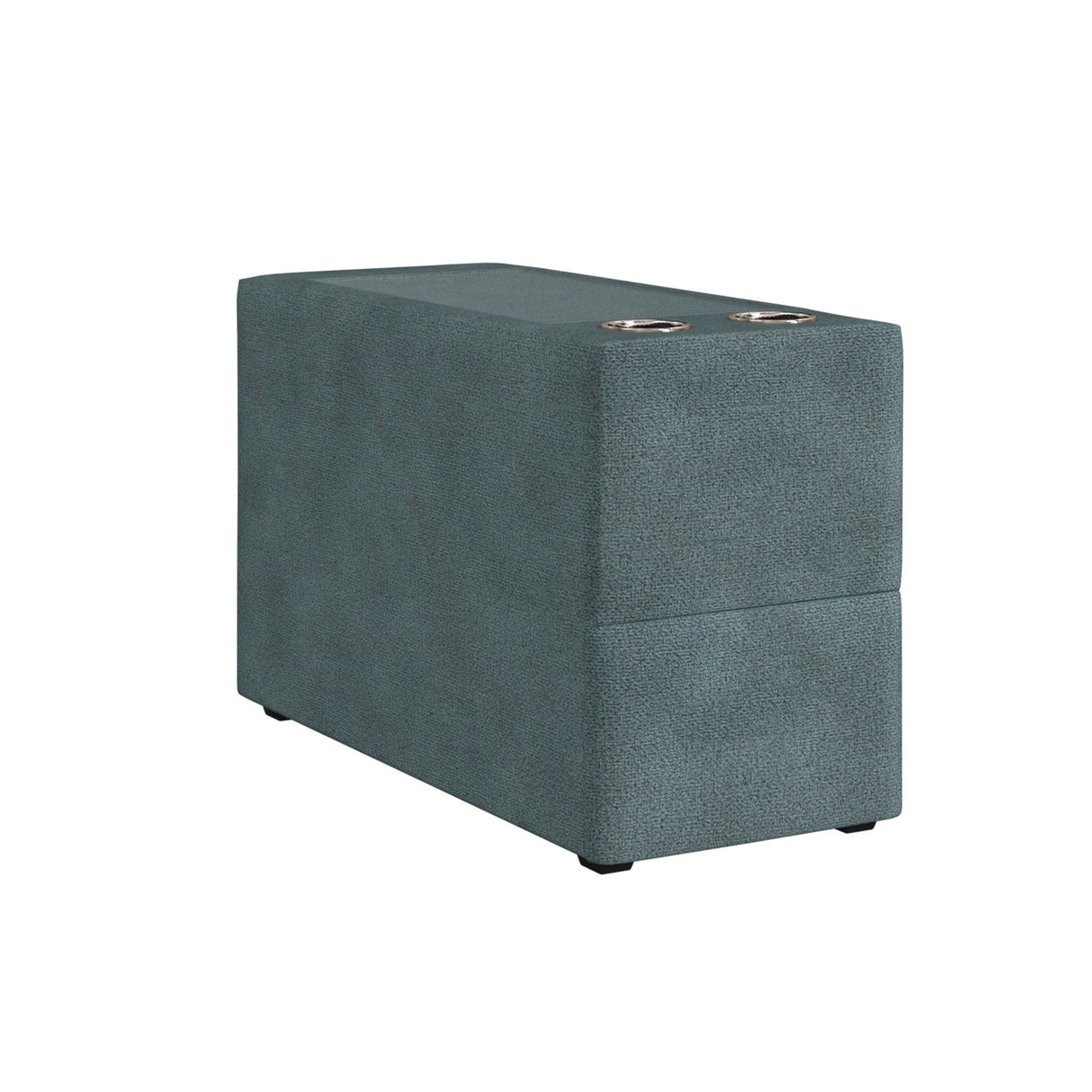 Front right view of Simply Elements Blue Standard Console