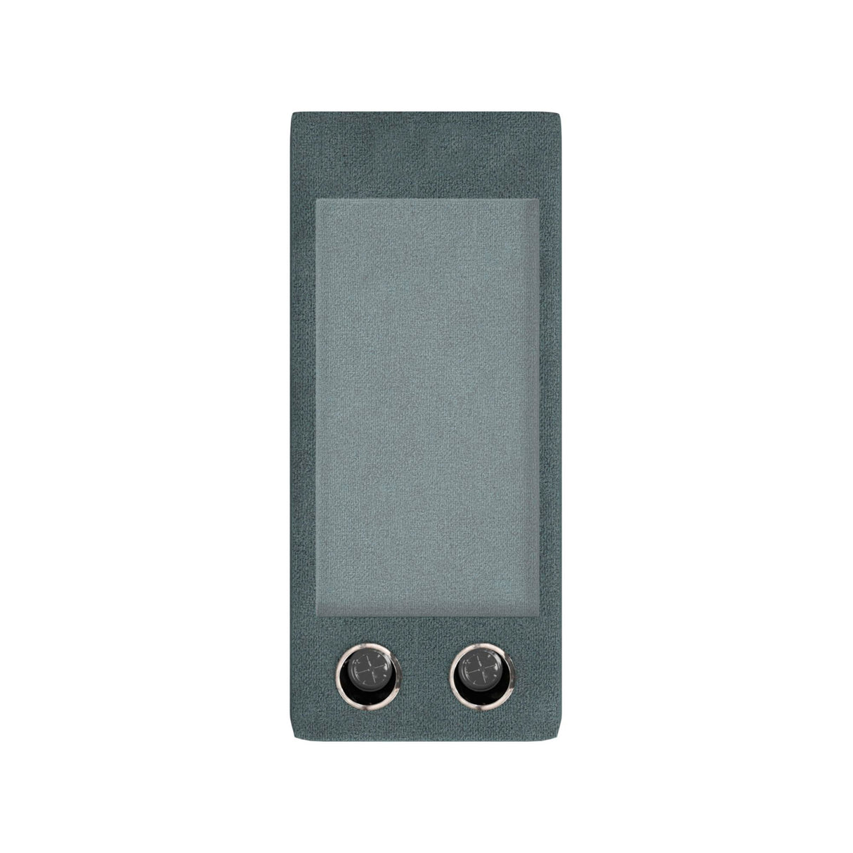 Side view of Simply Elements Blue Standard Console