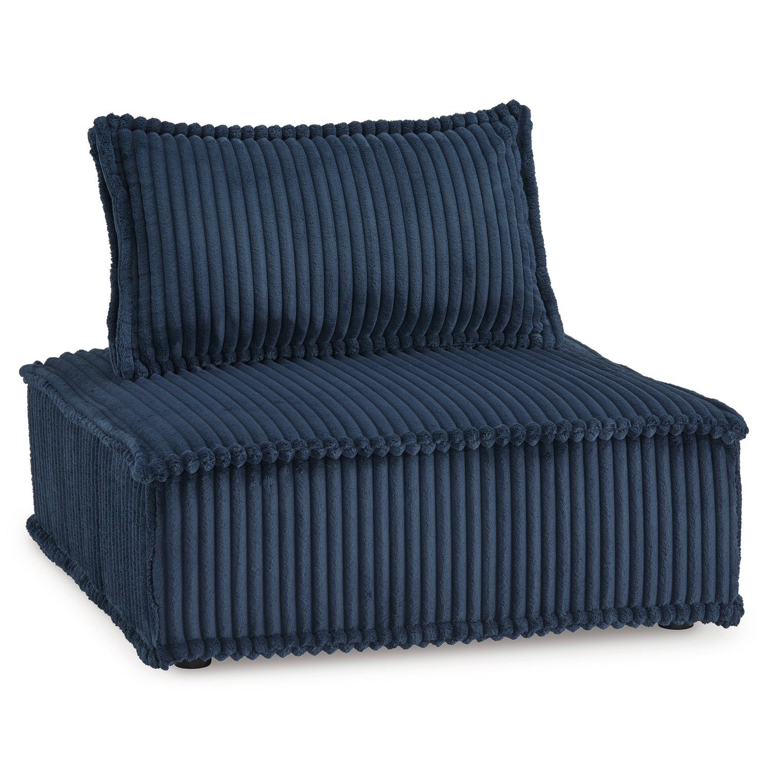 Navy Bales Accent Chair iso view