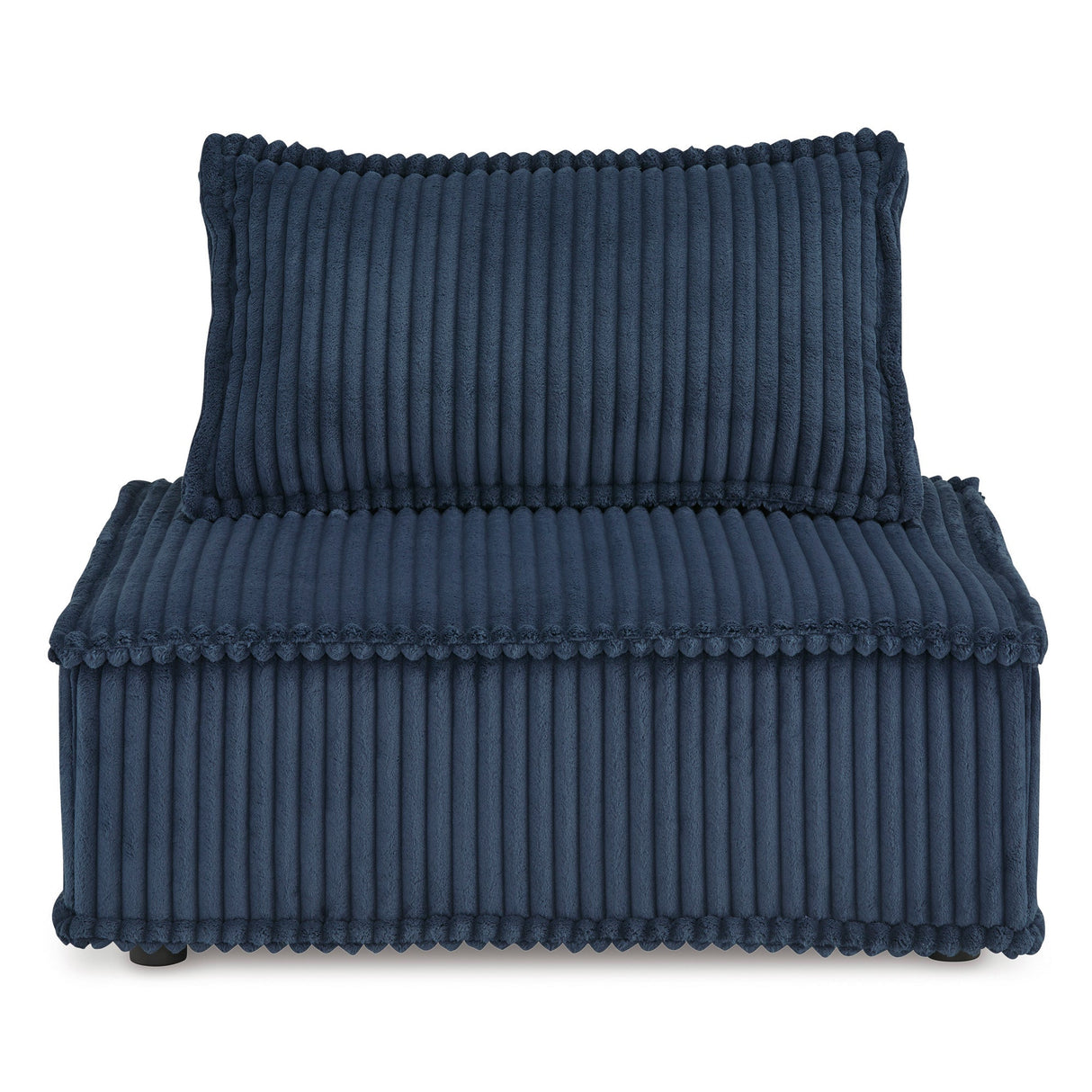 Navy Bales Accent Chair front view