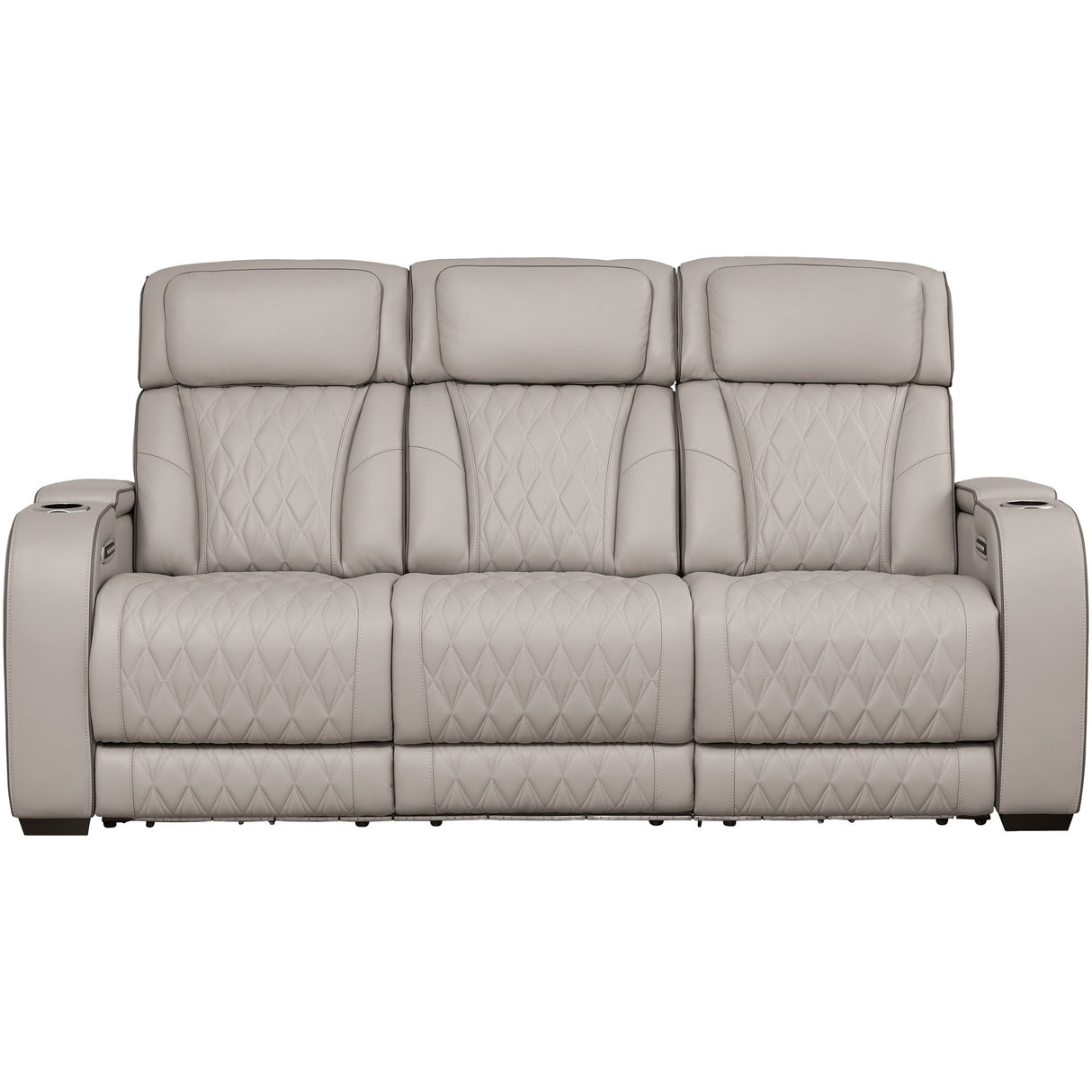 Boyington Gray Power Reclining Sofa QK1092542