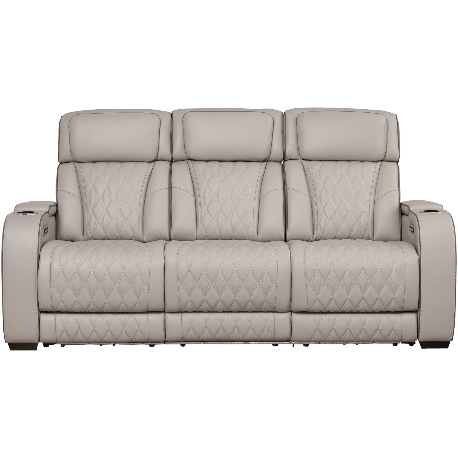 Boyington Gray Power Reclining Sofa QK1092542