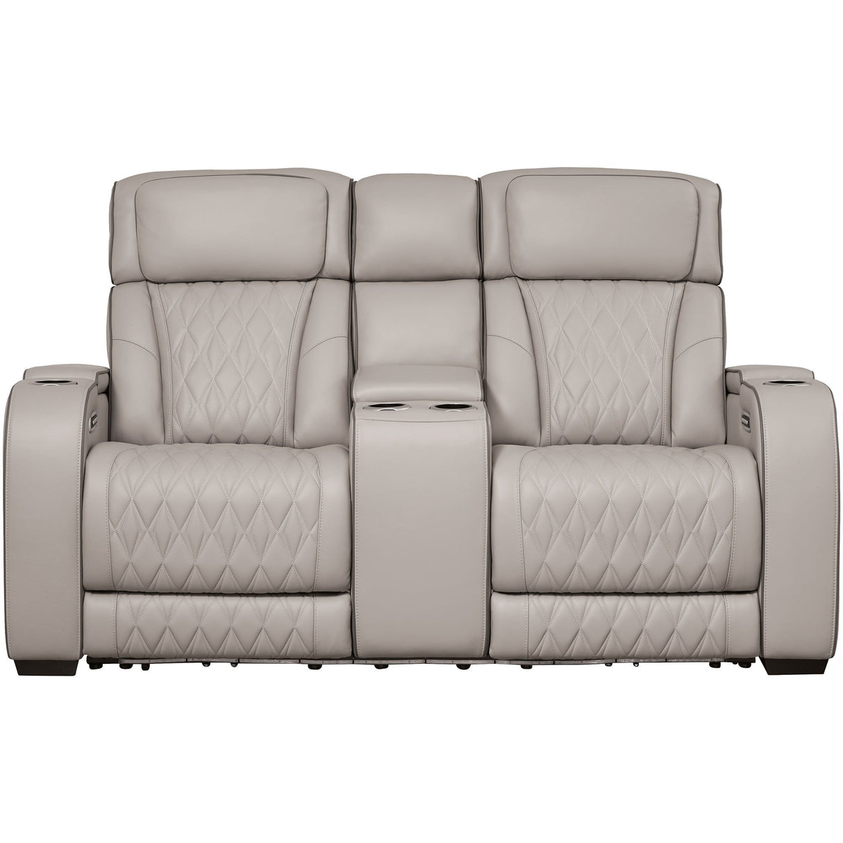 Boyington Gray Power Reclining Loveseat QK1092543