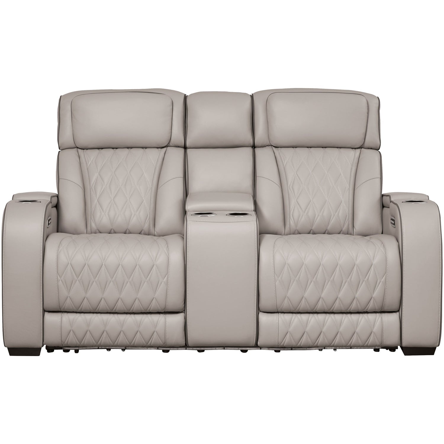 Boyington Gray Power Reclining Loveseat QK1092543