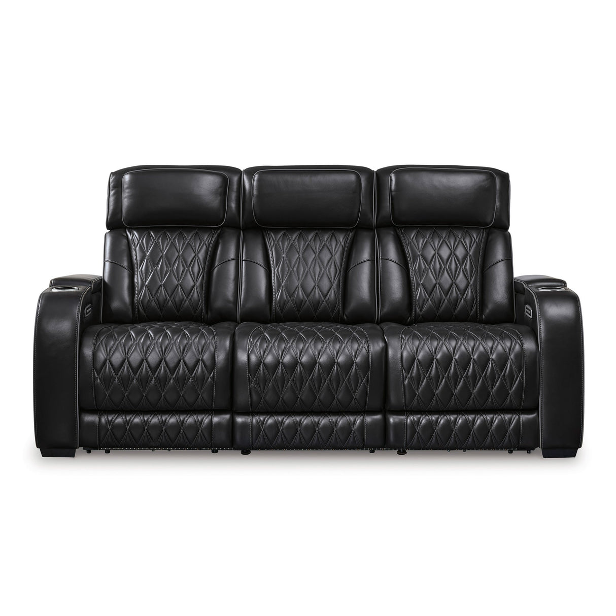 Boyington Black Power Reclining Sofa QK1092545