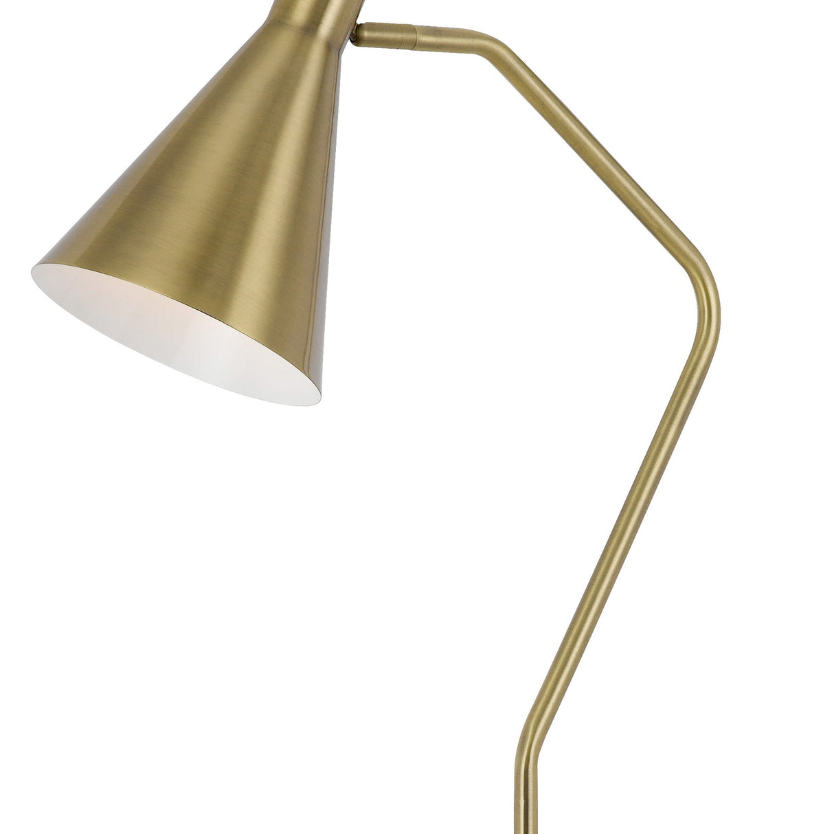 Swatch for the Capstone Antique Brass Floor Lamp