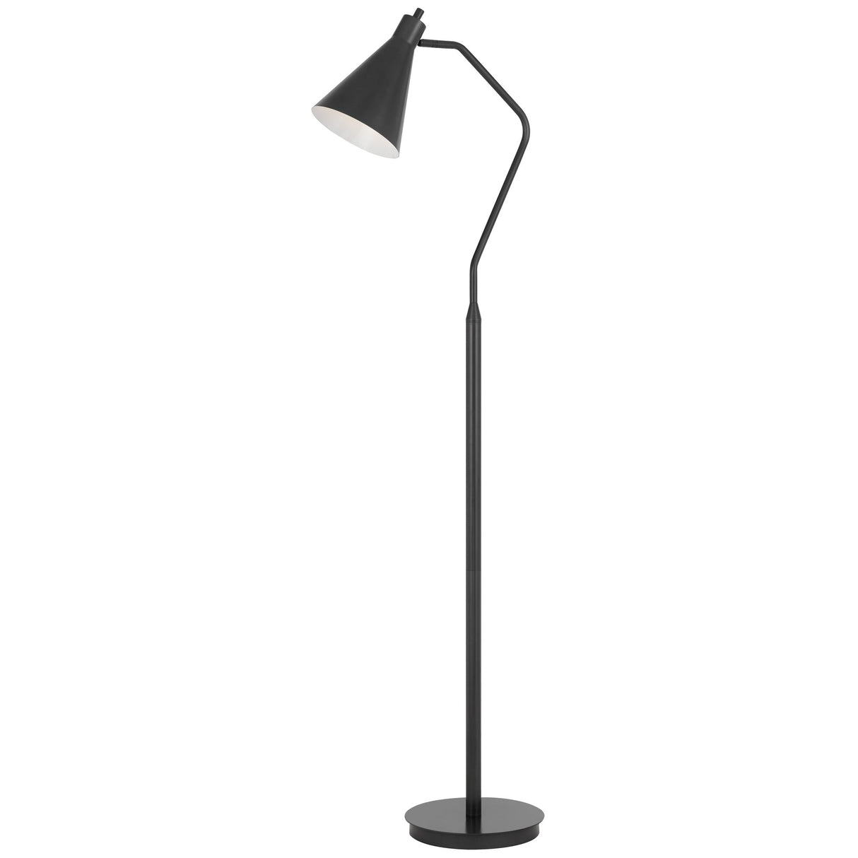 Detail view of Capstone Iron Gray Floor Lamp