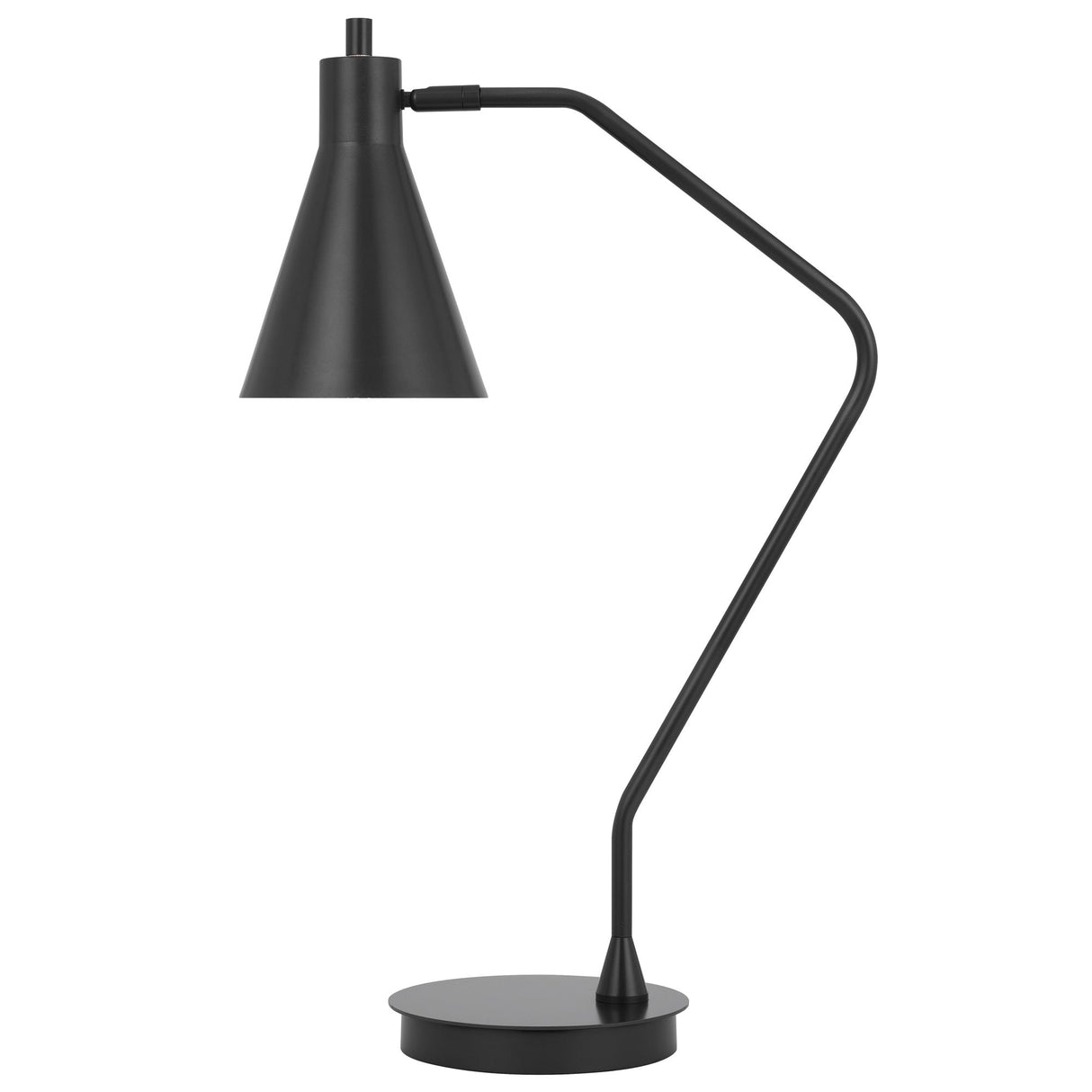 Front right view of Capstone Iron Gray Table Lamp