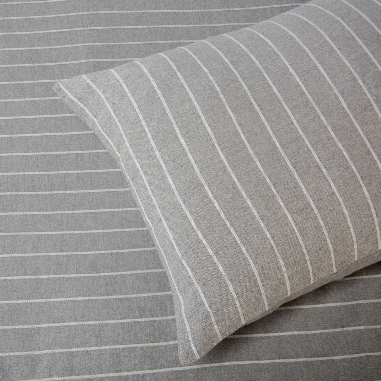 Grey Willow Lane Comforter and pillow pattern close up