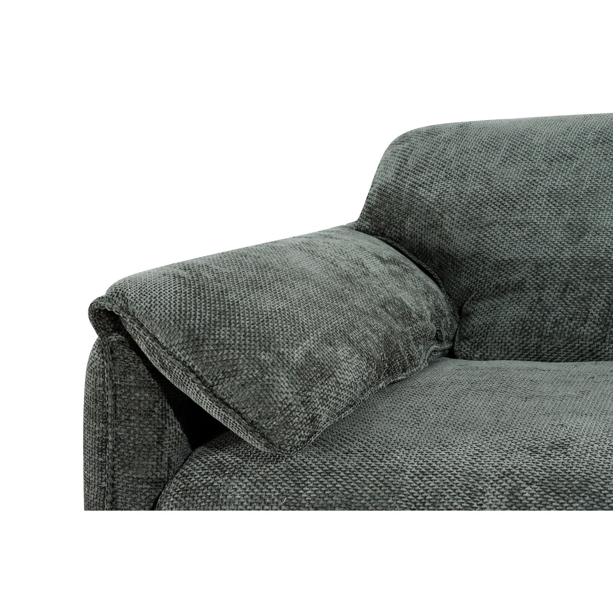 Detail view of Dreamer Green 4 Piece Sectional