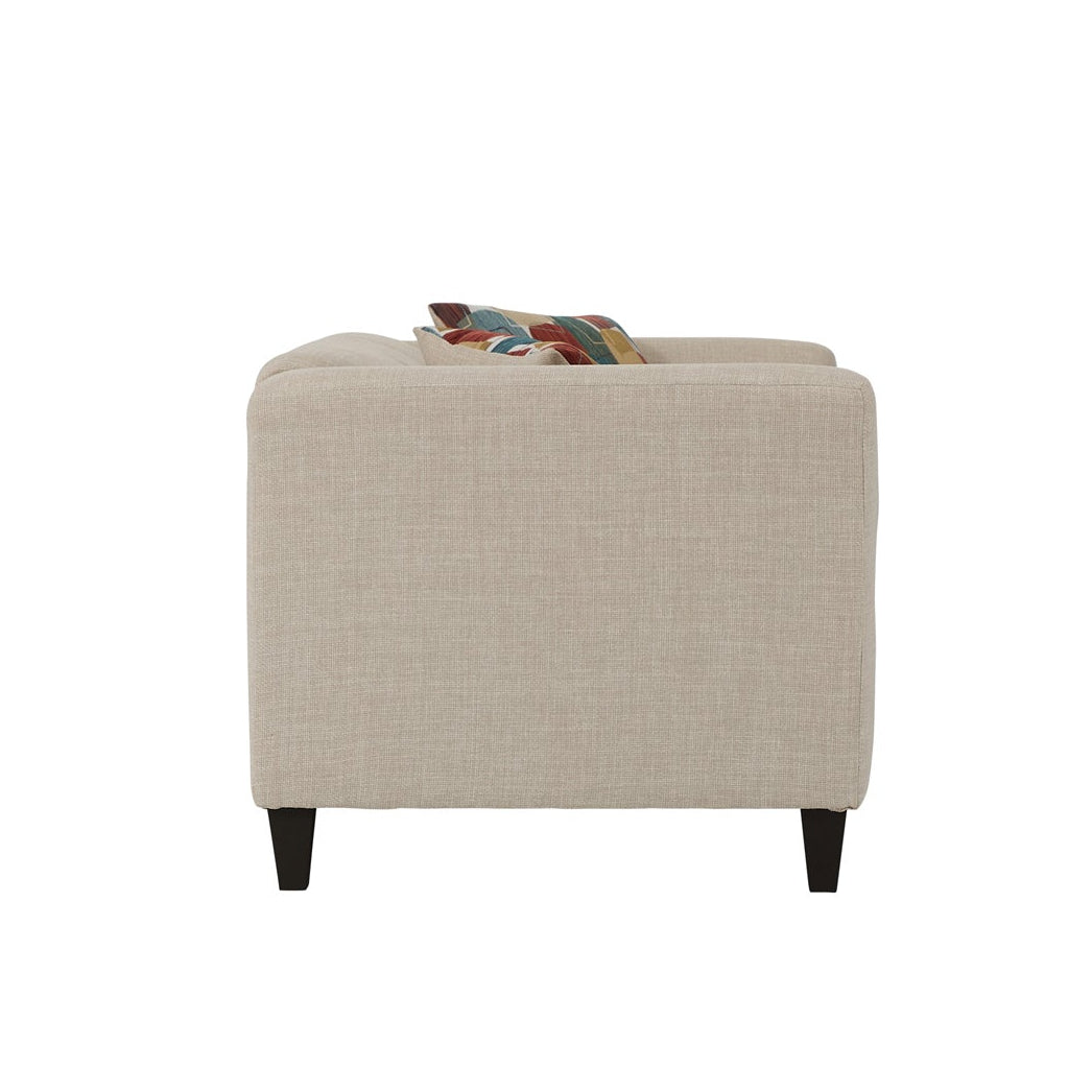 Side view of Bria Oasis Loveseat