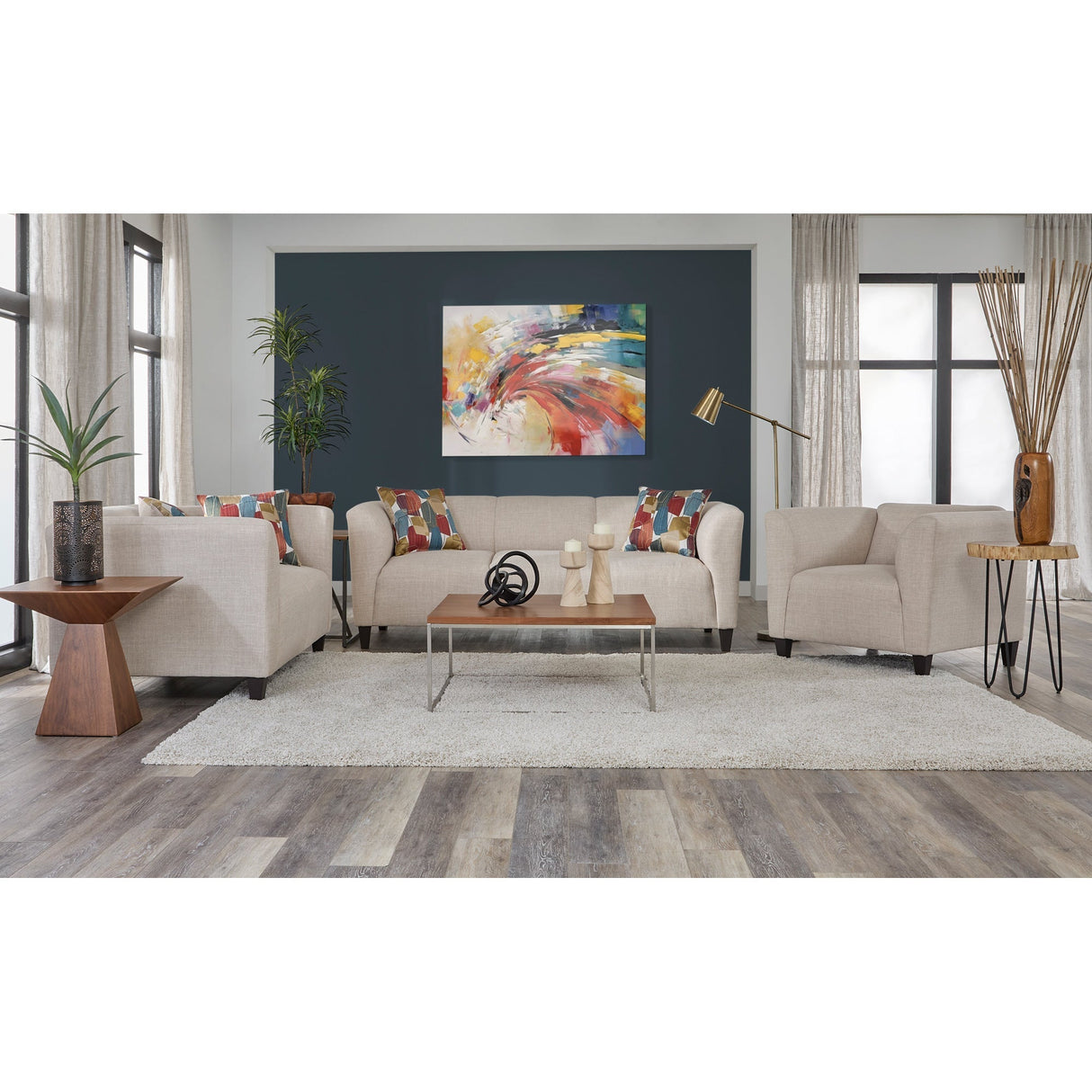 A room setting featuring Bria Oasis Chair