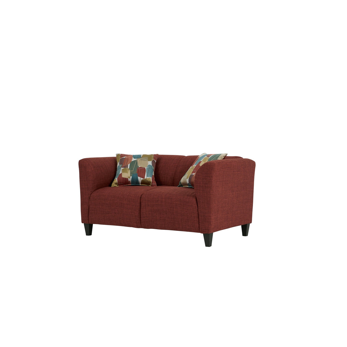 Front right view of Bria Blaze Loveseat