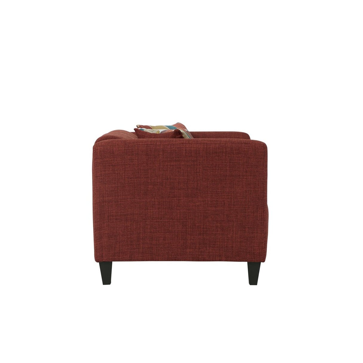 Side view of Bria Blaze Loveseat