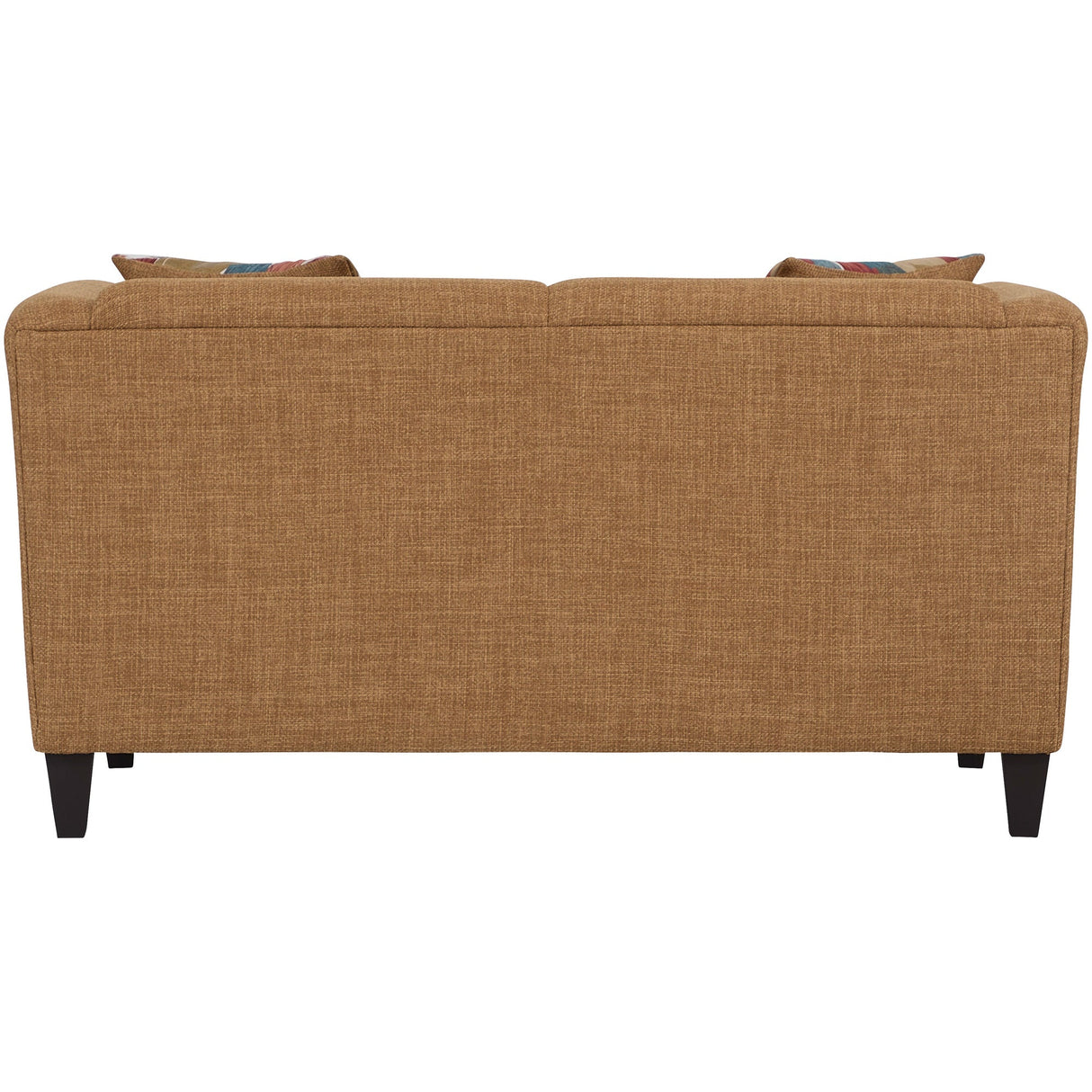 Back view of Bria Marigold Loveseat