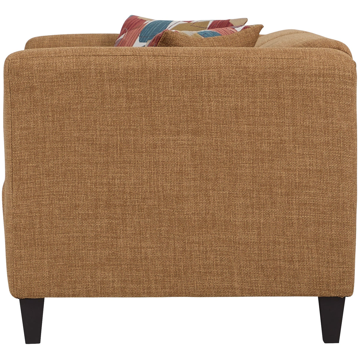 Side view of Bria Marigold Loveseat