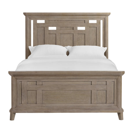 Acorn Hill Taupe Queen Storage Bed QK1093079