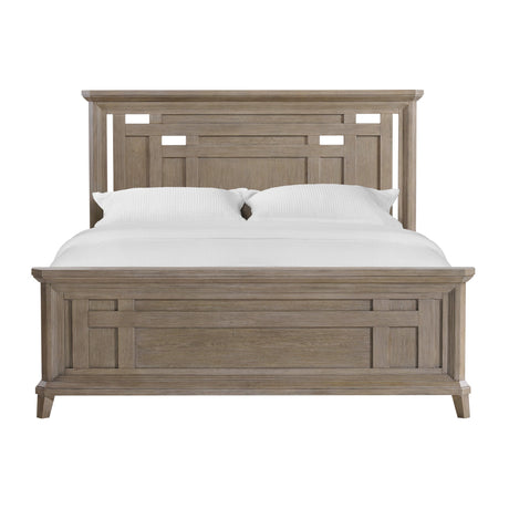Acorn Hill Taupe King Storage Bed QK1093080