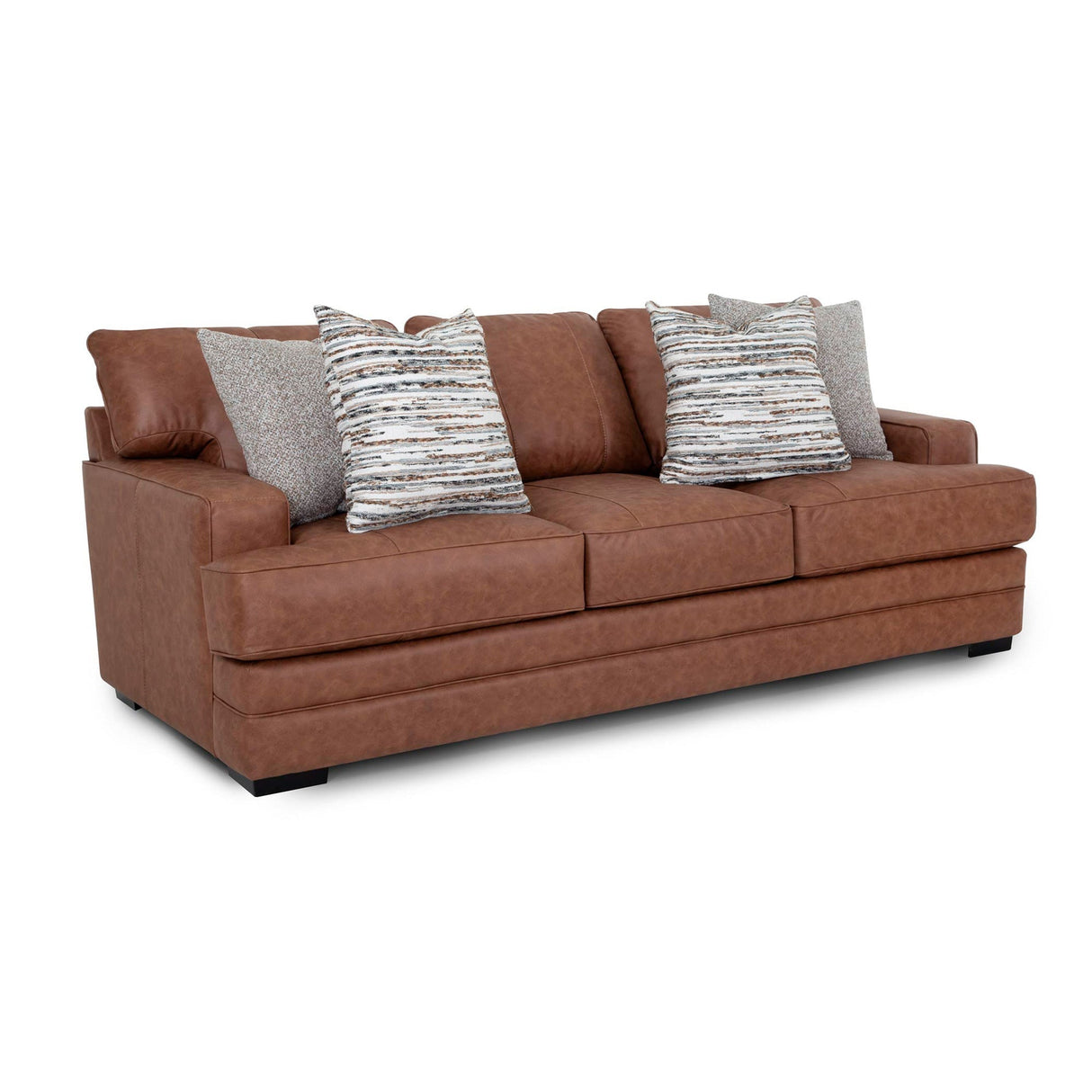 Front right view of Crowes Saddle Sofa