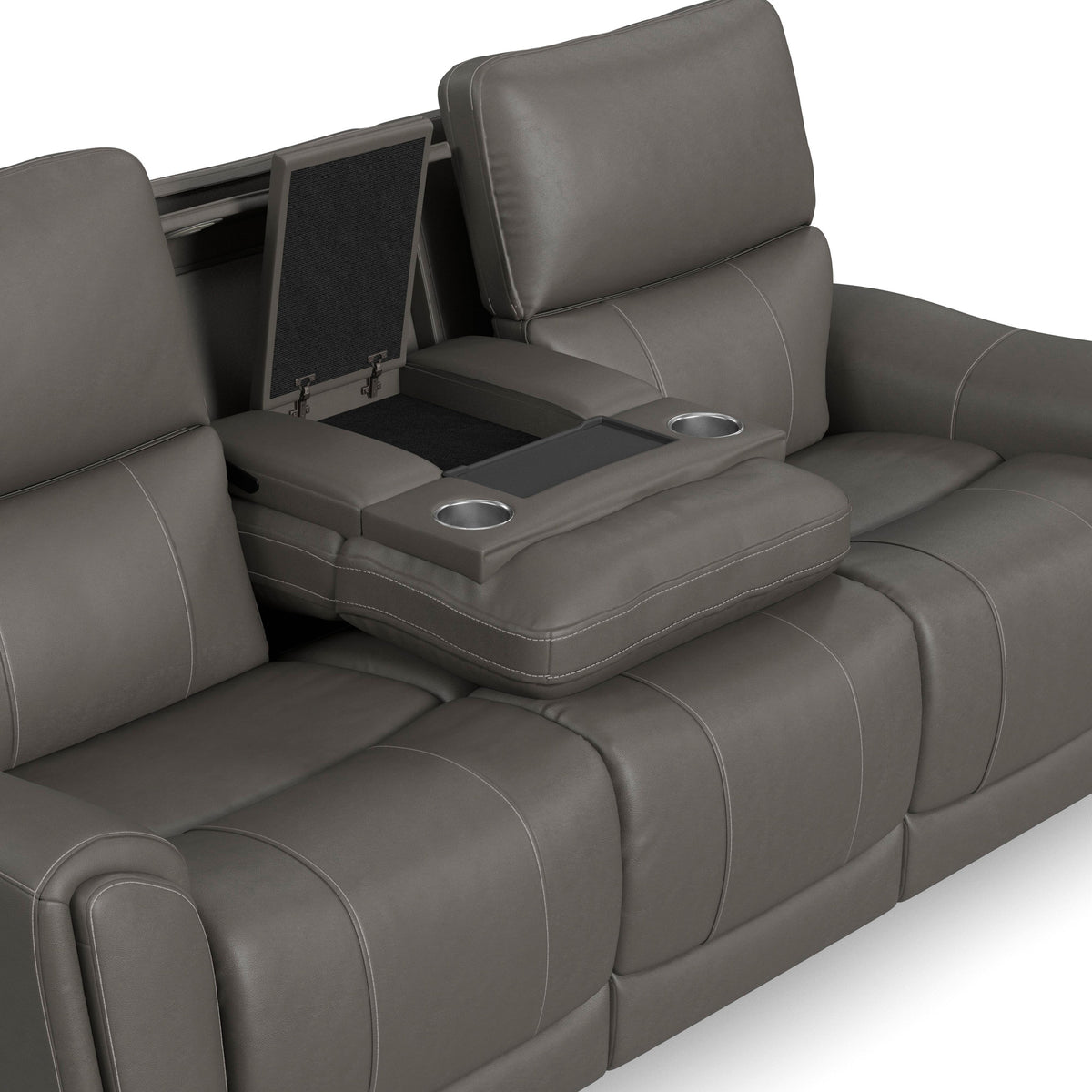 Extended view 2 of Dylan Smoke Power Reclining Sofa