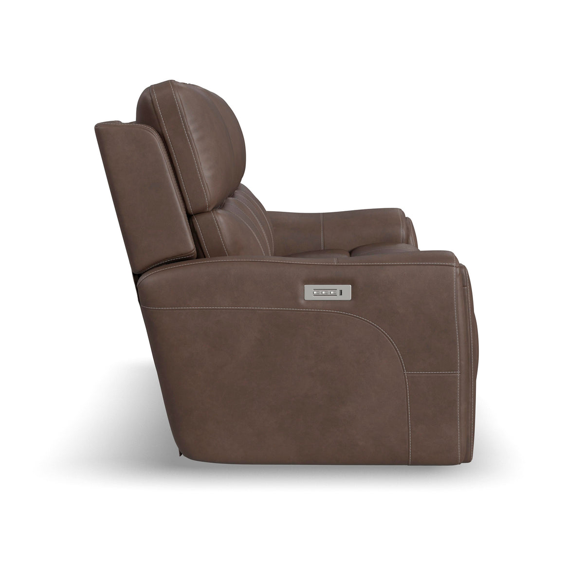 Side view of Dylan Cappuccino Power Reclining Sofa
