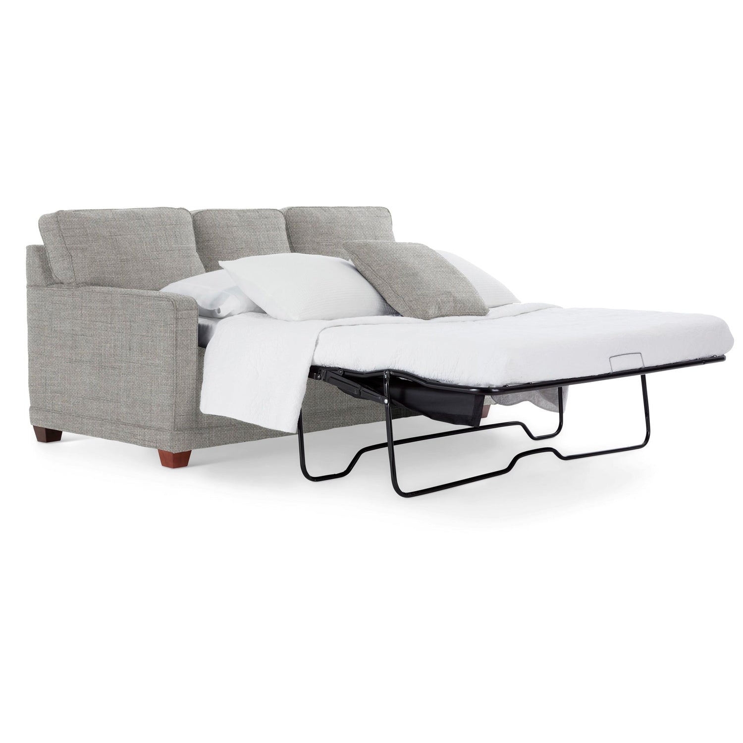 Open view of Kennedy Oyster Queen Tempur Foam Sleeper