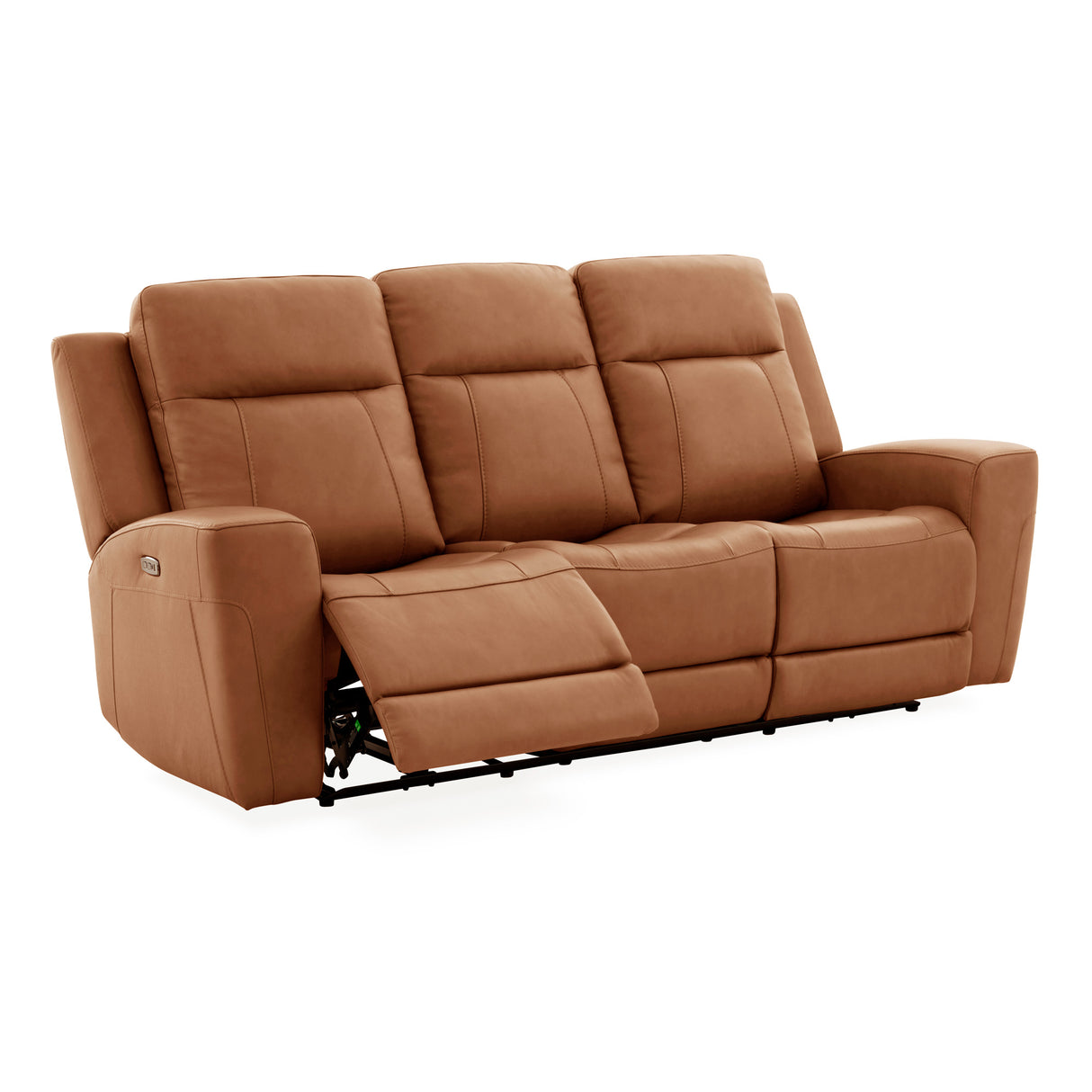 Gavin Butternut Dual Power Reclining Sofa
