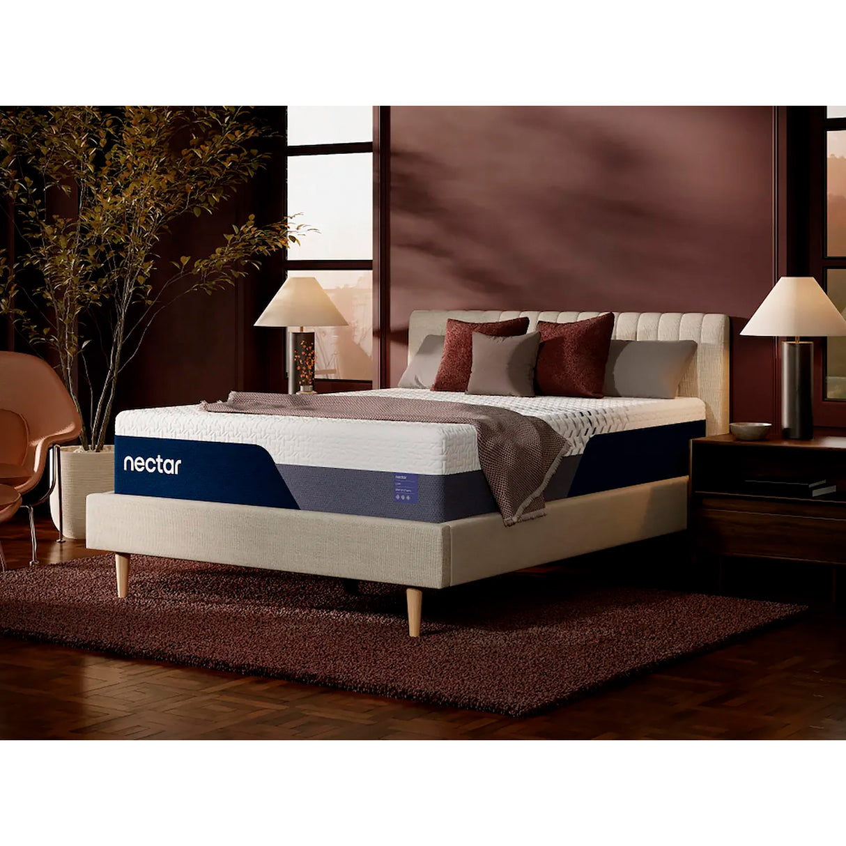 Front right view of Nectar Luxe King Mattress