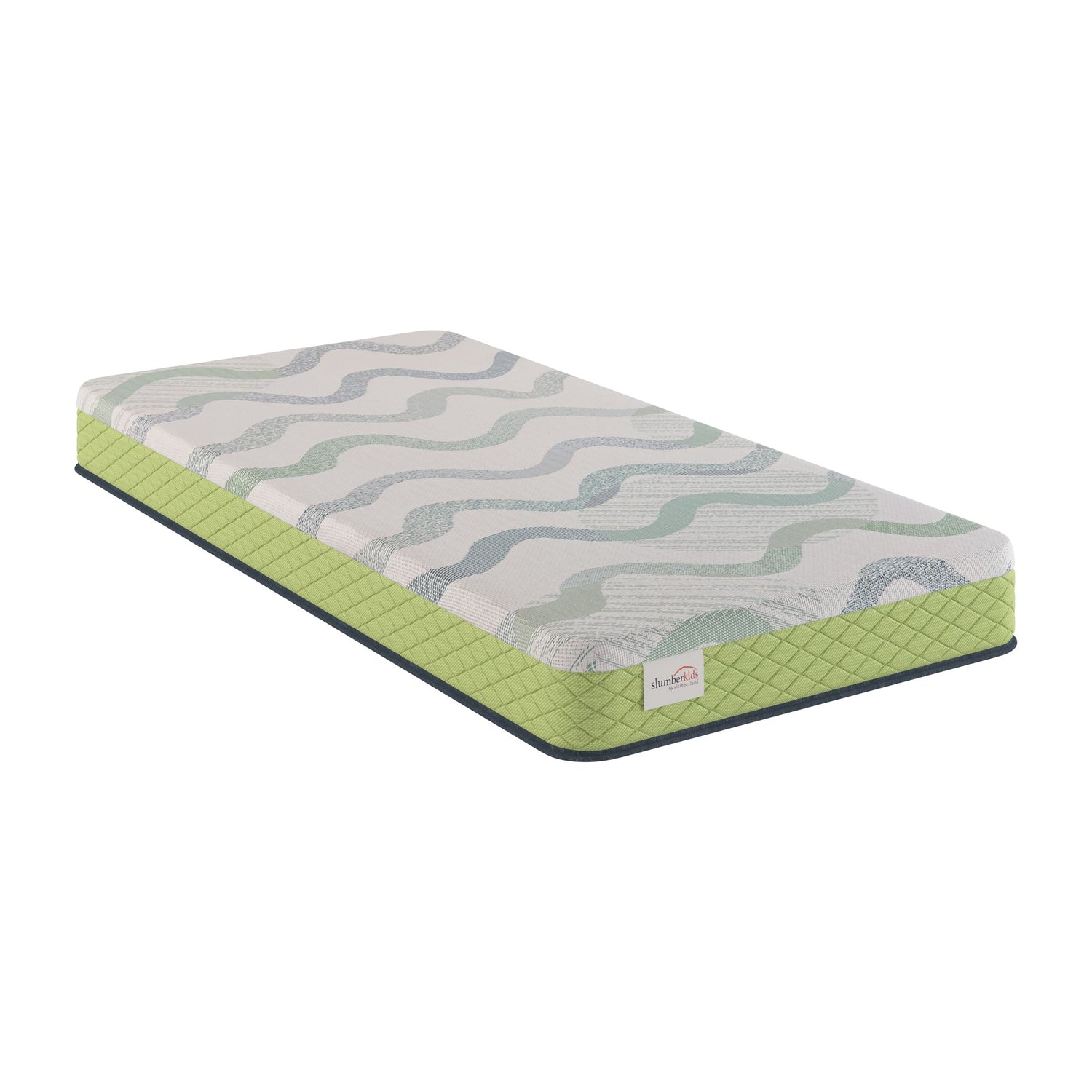 Front left view of SlumberKids Full Memory Foam Mattress