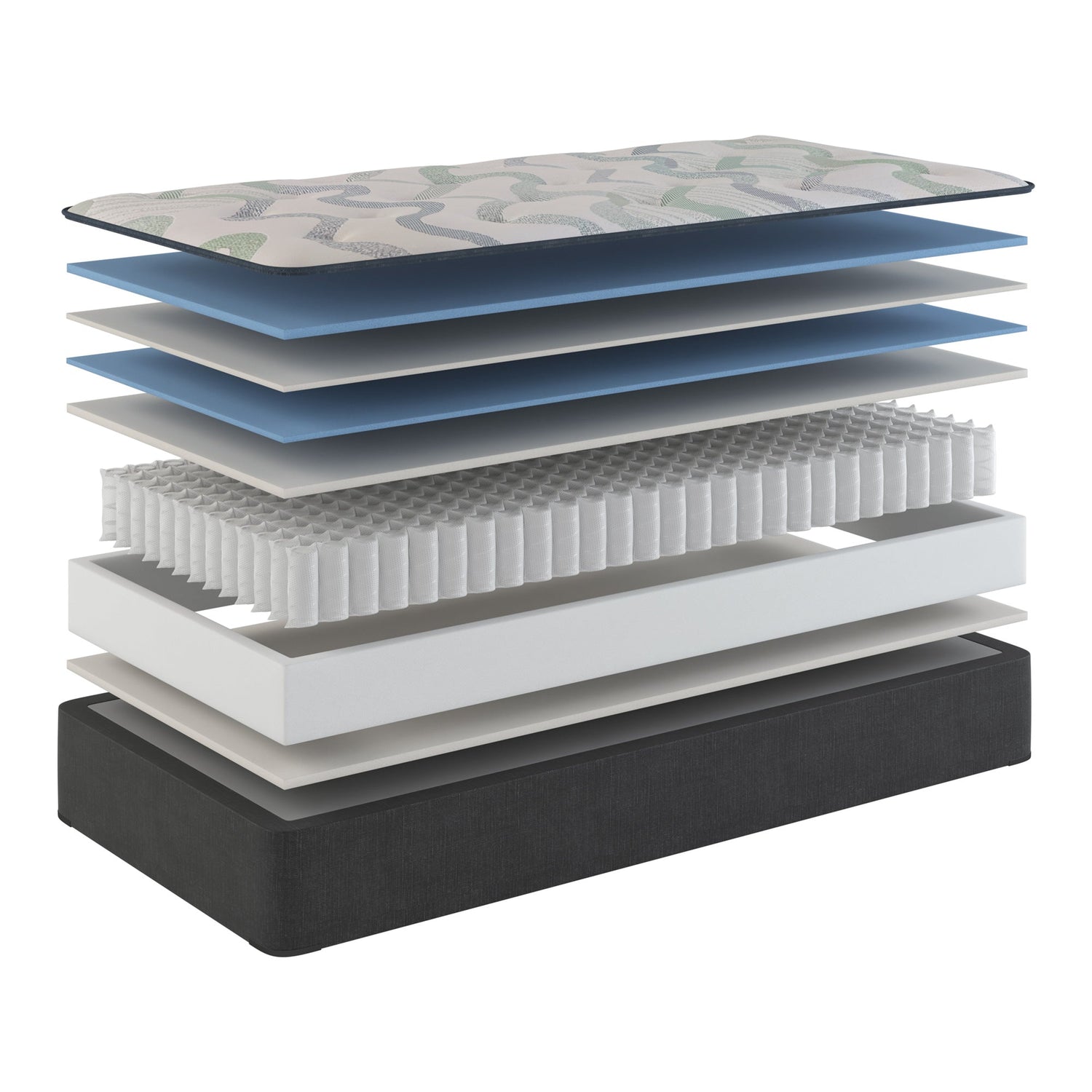 Detail view of SlumberKids Full Hybrid Mattress