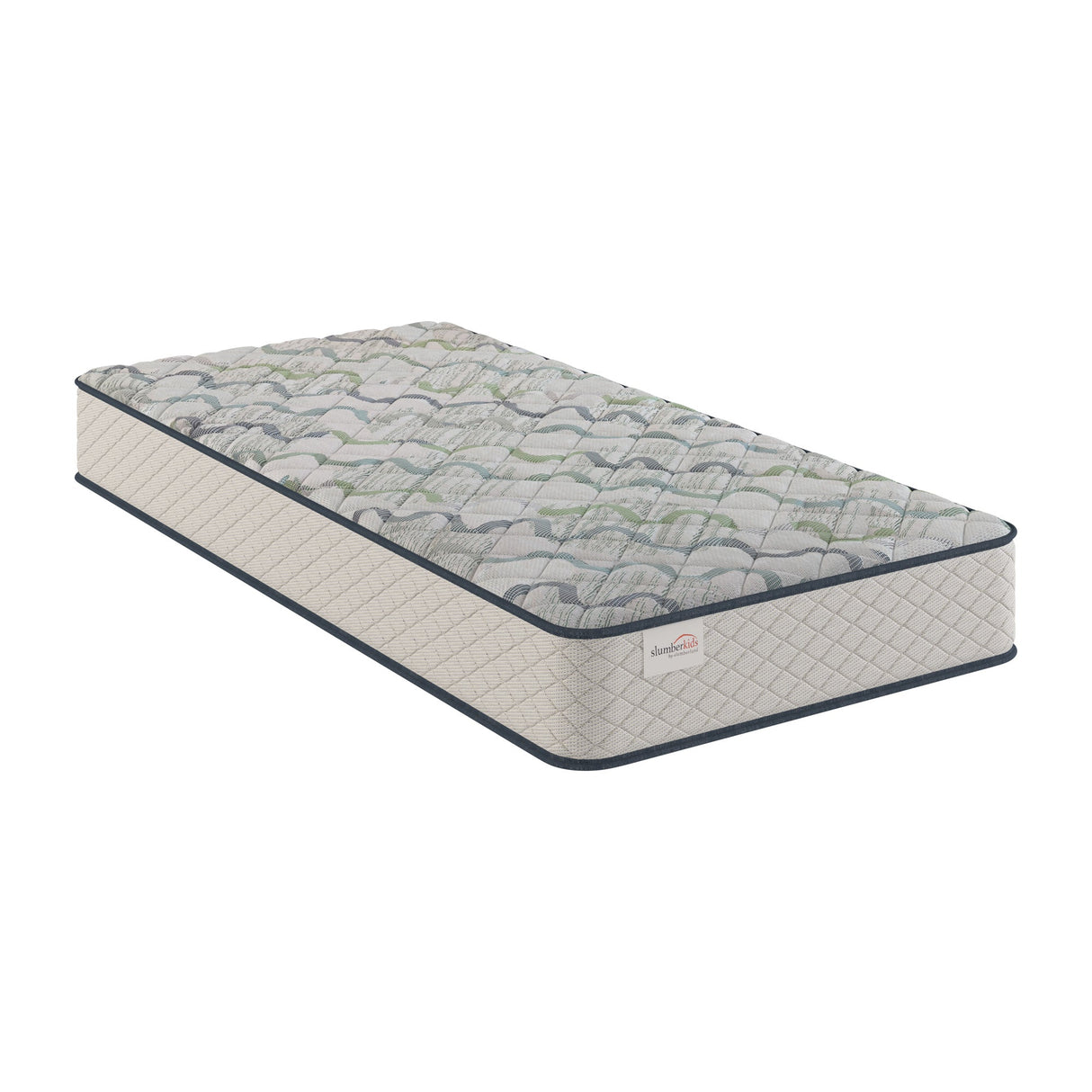 Front left view of SlumberKids Full Innerspring Mattress