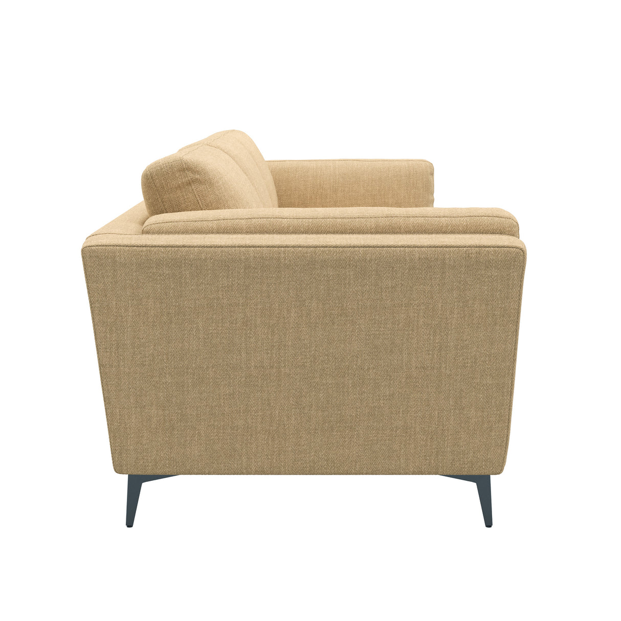 Side view of Maya Wheat Sofa