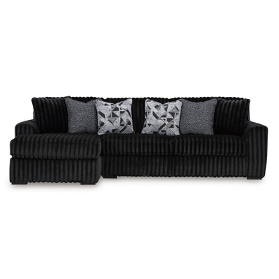 Midnight-Madness 2 Piece Modular Sectional with Left Chaise