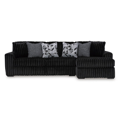 Midnight-Madness 2 Piece Modular Sectional with Right Chaise