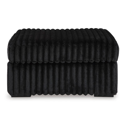 Midnight-Madness Oversized Accent Ottoman