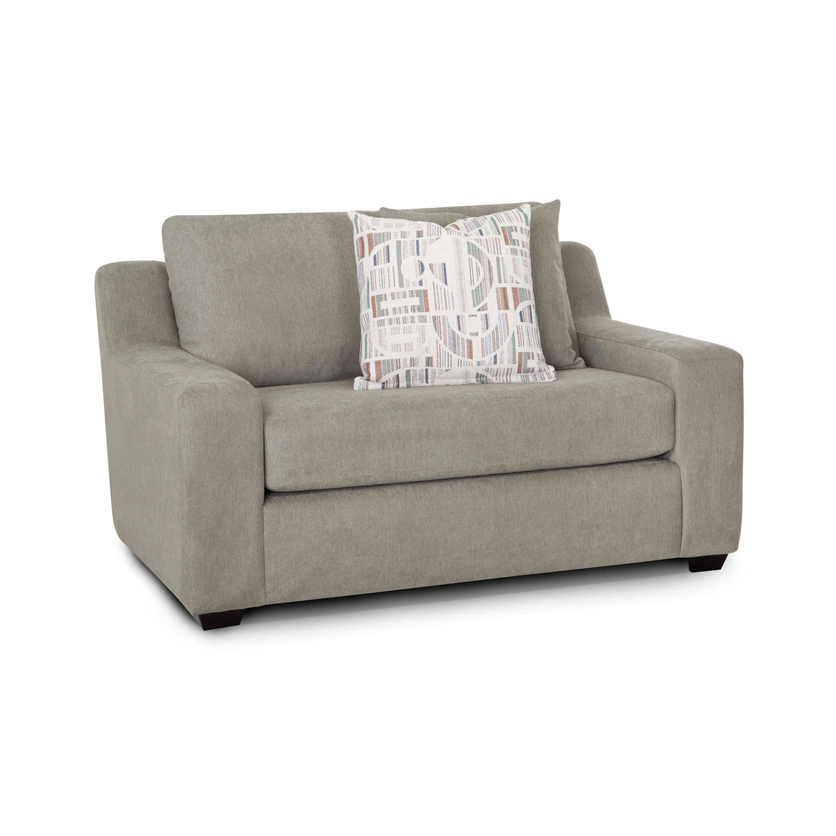 Front right view of Sierra Chive Oversized Chair